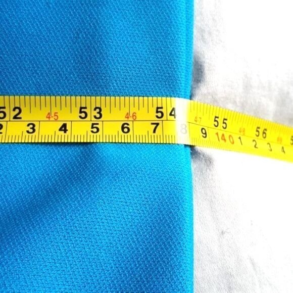 Vintage Beaded Halter Dress Full Length Turquoise Blue Circa early 1970's - Picture 10 of 10